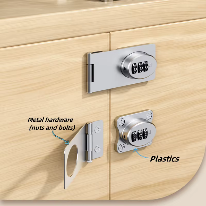 Mechanical Password Locks Door Security Slide Latch Lock for Small Doors Cabinets Barn Door Bathroom Outdoor Garage Garden - AliExpress 1501